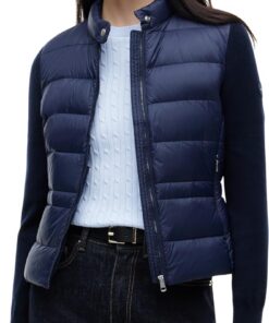 Tommy Hilfiger Damen Lw Down Knit Mix Jacket Ww0ww51095 Pufferjacke (1er Pack)