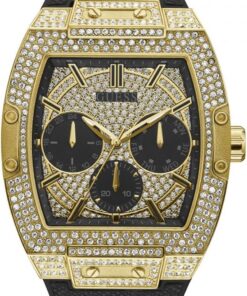 Guess Herrenuhr Trend Casual Tonneau Diamond 43 mm