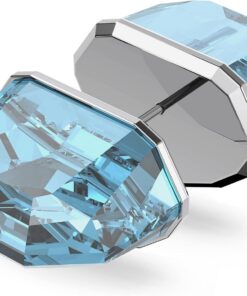 SWAROVSKI Lucent Ohrstecker einzeln blau rhodiniert