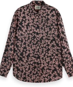Scotch & Soda Damen Printed Relaxed Fit Shirt Shirt (1er Pack)
