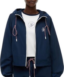 Tommy Hilfiger Damen Nylon Windbreaker Co-ord Ww0ww49852 Windbreaker-Jacke (1er Pack)