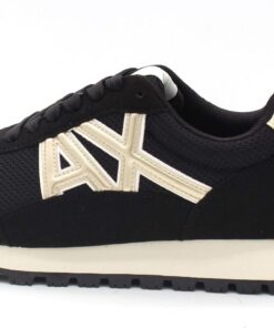 Armani Exchange Damen Essential, Drop, Microsuede Details Sneaker