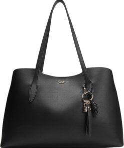Guess Damen Tote Bag Melody 2 In 1 Tote Schwarz