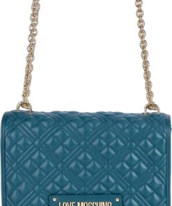 Love Moschino Schultertasche Damen Smaragd Einheitsgröße