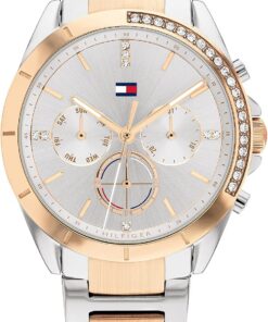 Tommy Hilfiger Multi Zifferblatt Quarz Uhr für Damen mit Edelstahlarmband - Erhältlich aus Gold oder Silber