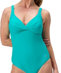 Speedo Damen Formender Kreuzknoten Badeanzug | Shapewear | Schwimmbekleidung für Strand und Urlaub