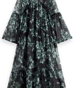 Scotch & Soda Damen Printed Maxi Dress Casual Dress