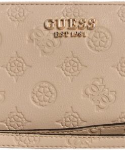 GUESS Phoebe SLG Large Zip Around Wallet L Simply Taupe Logo