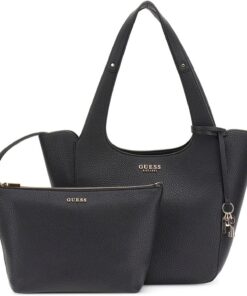 GUESS Schultertasche Shopper Calista 2 in 1 Tote Black schwarz