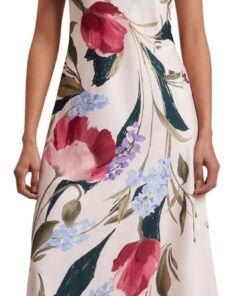Ted Baker Damen Almaria-Halter Neck Bias Cut Maxi Dr Lässiges Kleid (1er Pack)
