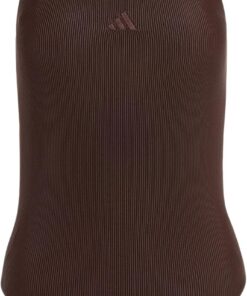 adidas Women's Iconisea Ribbed Padded Badeanzug, dünne Träger