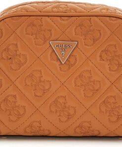 GUESS Adelasia Crossbody Camera Bag Caramel