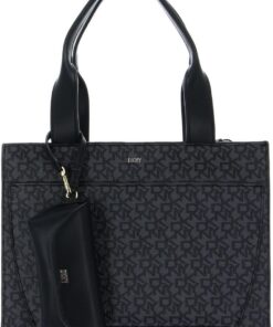 DKNY Jeanne Tote Bag BK Logo - BK
