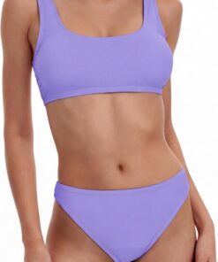 Damen Periode Badeanzug Menstruations Zwei Teiliger Bikini Set Period Swimwear Sportlich Leakproof Bademode für Teen Mädchen