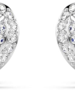 Swarovski One Kollektion Ohrstecker, Herzschliff, Pavé, Herz