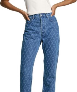 Pepe Jeans Damen Straight Uhw Diamond Jeans