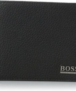 HUGO BOSS Geldboerse Monad, Schwarz, 12 x 10 x 2,5 cm