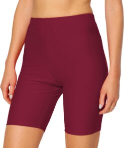 Merry Style Damen Badehose High Waist Bikinihose Schwimmhose für Wassersport SUP Schwimmradler Bademode für Frauen MS10-333