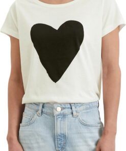 Marc O'Polo Damen T-Shirt mit ovalem Ausschnitt Regular Fit