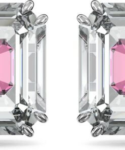 Swarovski Rhodinierte Damenhalskette mit einem Anhänger aus Gelben und Blauen Swarovski Kristallen