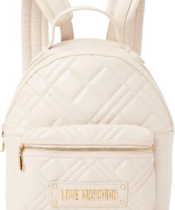 Love Moschino Rucksack Damen Elfenbein Einheitsgröße