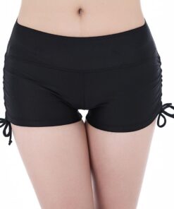 Damen Sport Badeshorts Boyleg Board Shorts Strand Bikini Tankini Unterteile Badebekleidung Badeanzüge