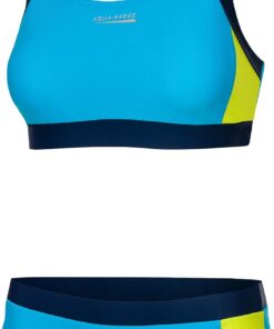 Aqua Speed Bikini Set Damen | Two Piece Swimsuit Fitness | sportliche Bademode für Frauen | Schwimmbikini Sport | Zweiteiler | Bustier | Schwimmbad | Pool | Bikinis for Women | Fiona