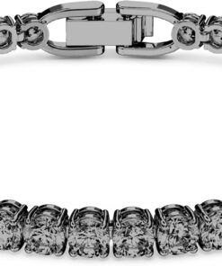 Swarovski Tennis DLX Gliederarmband Damen grau 16.5 cm
