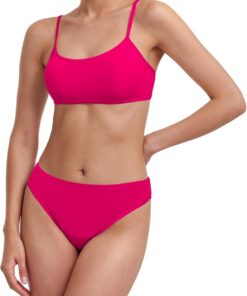 Zweiteiliger Perioden Bikini mit Spaghetti-Trägern für Damen | Herausnehmbare Pads, saugfähiger Zwickelbereich, niedriger Bund, elastischer Sitz, weiches Material, Pool und Strand