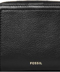 Fossil Damen Logan Leder RFID-blockierende Mini-Multifunktions-Geldbörse für Frauen