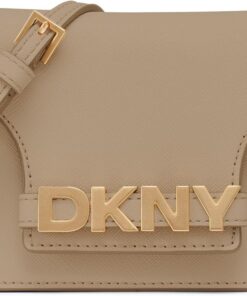 DKNY Women's Avril Wallet On A String Bag, Cappucino