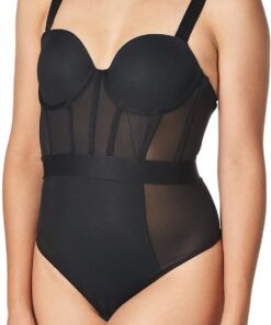 DKNY Damen Trägerloser Body BH