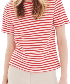 Caroll Damen 252t-thea1 Matrosenhemd mit kurzen Ärmeln