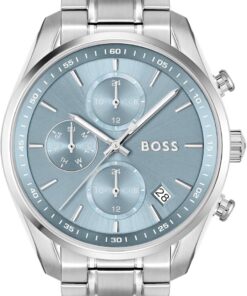 BOSS Multi Zifferblatt Quarz Uhr für Damen Kollektion Grand Tour Ladies mit Edelstahlarmband