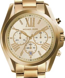 Michael Kors Bradshaw Watch für Damen, 43mm Quarz-Chronographenwerk mit Edelstahlarmband