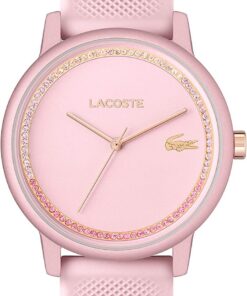 Lacoste.12.12 GO Analog Quarzuhr für Damen mit Silikonarmbänder