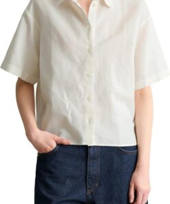 Marc O'Polo Denim Kurzarm-Bluse Relaxed
