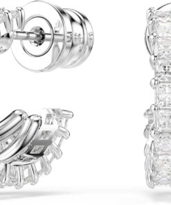 Swarovski Hyperbola Kollektion, Rundschliff, Weiß, Rhodiniert