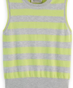 Scotch & Soda Damen Crew Neck Relaxed Knitted Tank Sweater Vest