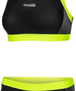 Aqua Speed Bikini Set Damen | Two Piece Swimsuit Fitness | sportliche Bademode für Frauen | Schwimmbikini Sport | Zweiteiler | Bustier | Schwimmbad | Pool | Bikinis for Women | Fiona