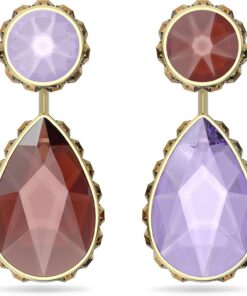 Swarovski Damen-Ohrhänger Metall Swarovski-Kristall One Size 88223489