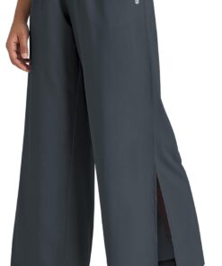 WILLIT Damen Hose Weite Hose Palazzo Leichte Freizeithose High Waiste Strandhose UPF 50+ Badehose Beach Schnelltrockner Sonnenschutz mit Taschen