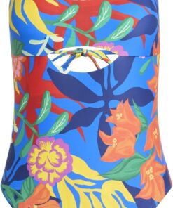 adidas Women's Mexicana Florals Badeanzug MIT BINDEDETAILS IM RÜCKEN