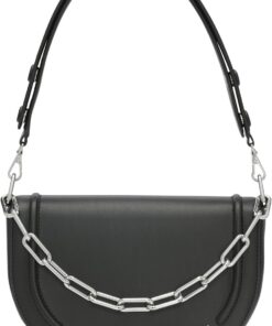 DKNY Orion Conv Flap Bag Black/Silver