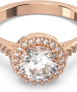 Swarovski Damen-Damenring Metall Kristall