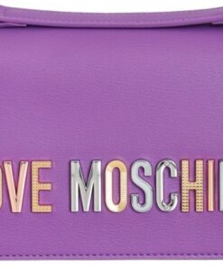 Love Moschino Damen Schultertasche, violett Schultertasche, violett