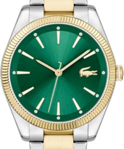 Lacoste Uhr mit DREI-Zeiger-Quarzwerk für Damen Kollektion Capucine mit Edelstahlarmband – Erhältlich in Gold, Roségold oder Zweifarbig