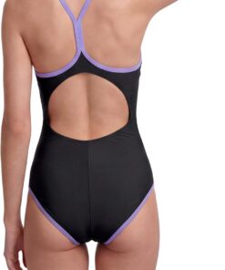 Damen Periode Bademode Leckdicht‌ Menstruations Badeanzug Sportlich Einteilig Rückenlos Swimwear für Teen Mädchen