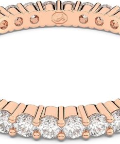 Swarovski Matrix Vittore Ring, Weiße Rundschliff-Kristalle