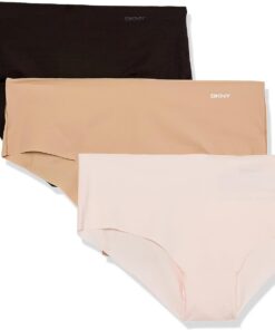DKNY Damen Litewear Cut Anywhere Hipster, 3er-Pack Hipster-Höschen